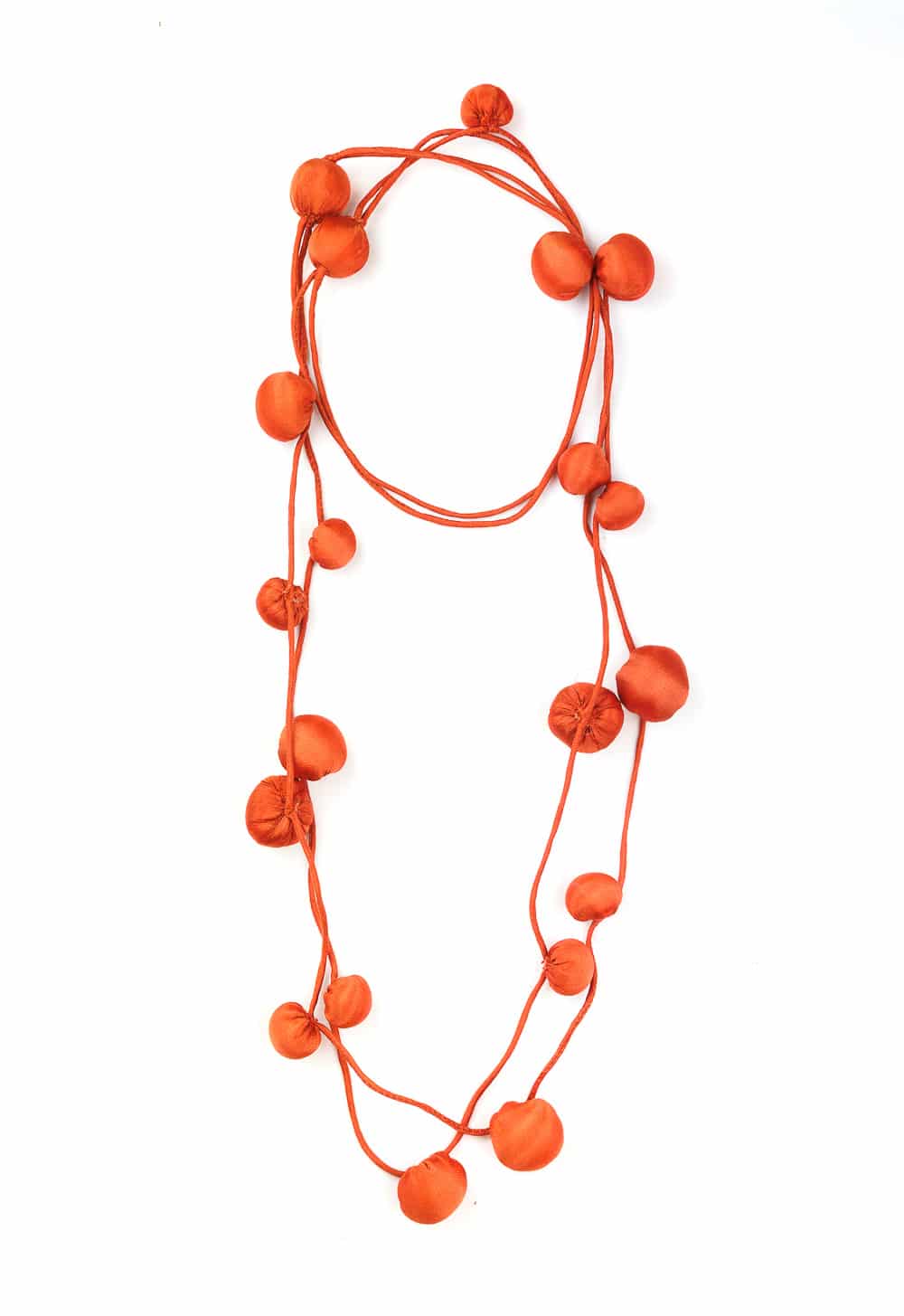 Collana seta Cocoon Two 2 - immagine 1