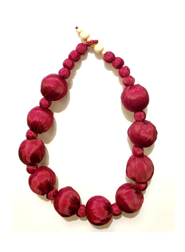 rose-violet Collana Linh seta 31 - immagine 1