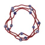 QUANG indaco batik collana 11