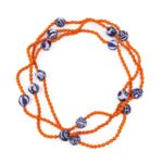 QUANG indaco batik collana 9