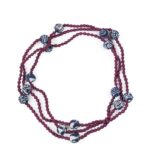 QUANG indaco batik collana 10