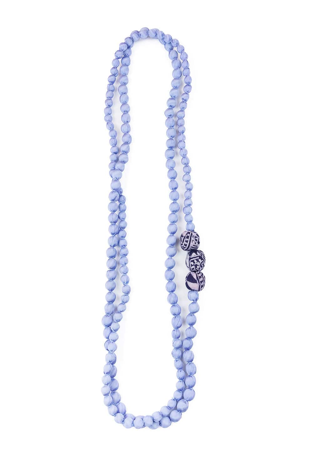 Qung indaco batik collana 1 - immagine 1