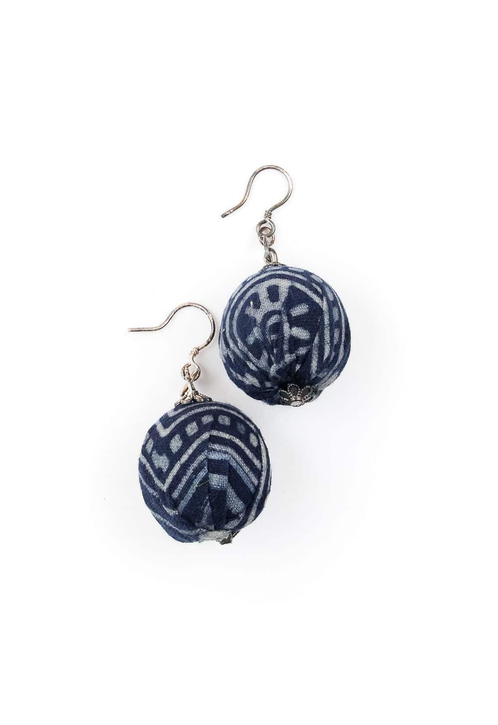 Orecchini Duy indaco batik 1 - immagine 1